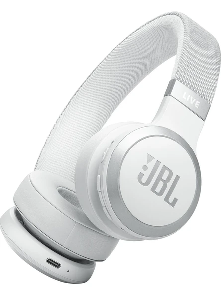 JBL Live 670NC Beyaz Kulak Üstü Bluetooth Kulaklık ürün görseli 1