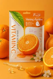 Rose Cosmetics "Shining + Ageless" Vitamin C Serum Yaprak Maskesi ürün görseli 1