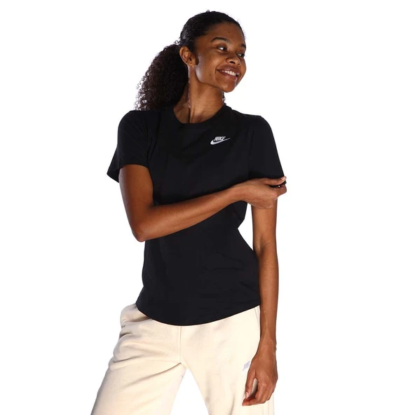 W NSW CLUB SS TEE  Kadın T-Shirt DX7902-010 ürün görseli 1