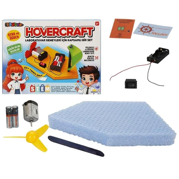 S01005062 SUN-YEK-EDS BİLİM SET HOVERCRAFT DENEY ürün görseli 1