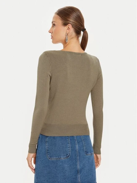 ONLVENICE LIFE LS VNECK PULLO KNT NOOS  Kadın Kazak 15333990 ürün görseli 1