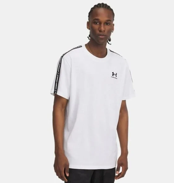 UA Icon HWT Tee Taping  Erkek T-Shirt 1390300-100 ürün görseli 1