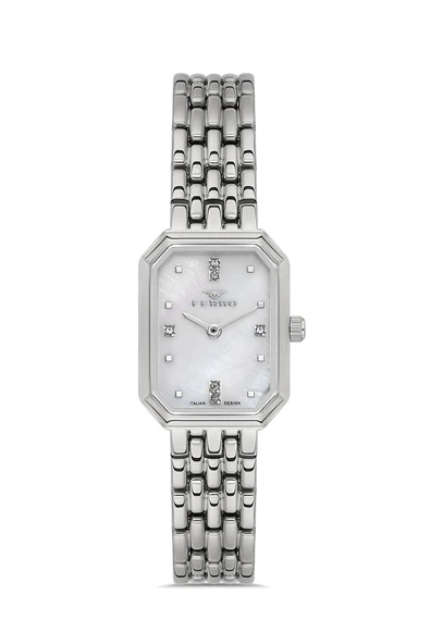 Ferro FL21752AWT-A Quartz Çelik Gri 21 mm Kadın Kol Saati ürün görseli 1