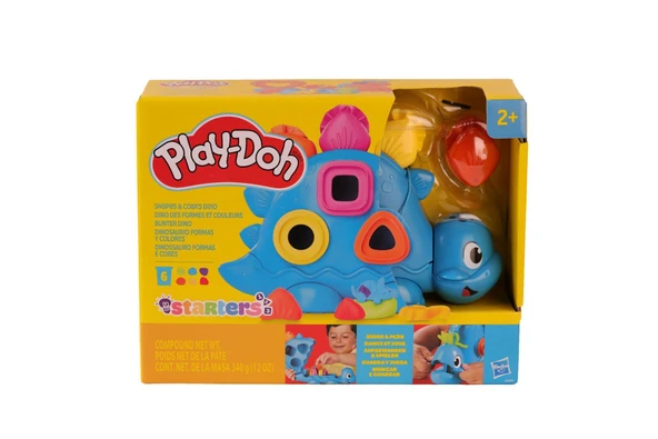 G0491 Play-Doh Şekiller ve Renkler Dino Oyun Seti +3 yaş ürün görseli 1