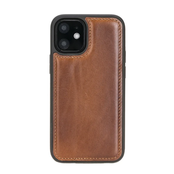 Apple iPhone 12 mini Uyumlu Deri Arka Kapak RST2EF Taba ürün görseli 1
