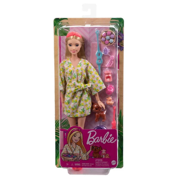 HKT90 Barbie Wellness - Spa Günü Sarışın Bebek ürün görseli 1
