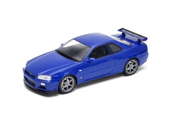 24108 WELLY 1 24 NISSAN SKYLINE GT-R R34 ürün görseli 1