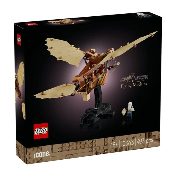 10363 Lego icons - Leonardo da Vincinin Uçan Makinesi 493 parça +18 yaş ürün görseli 1