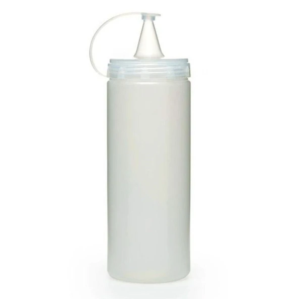 Şeffaf Kapaklı Sızdırmaz Yağlık Sosluk Şişesi Plastik Yağdanlık 400 ml AP-9028 ürün görseli 1