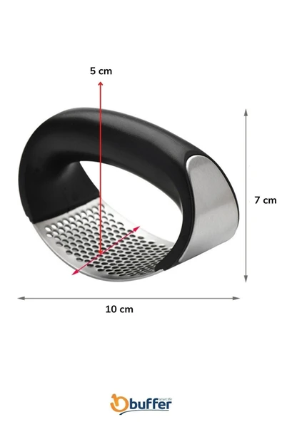 Yeni Sarımsak Ezici Paslanmaz Çelik Garlic Press - Resim 7