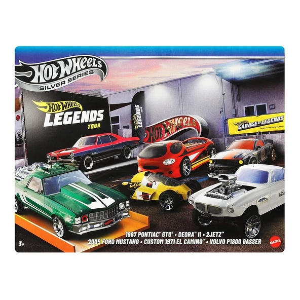 JBY78 Hot Wheels Efsane Temalı Çoklu Arabalar - Resim 6
