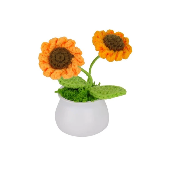 FL-3 12Lİ Kroşe Örgü Ayçiçeği -Birliktoys ürün görseli 1