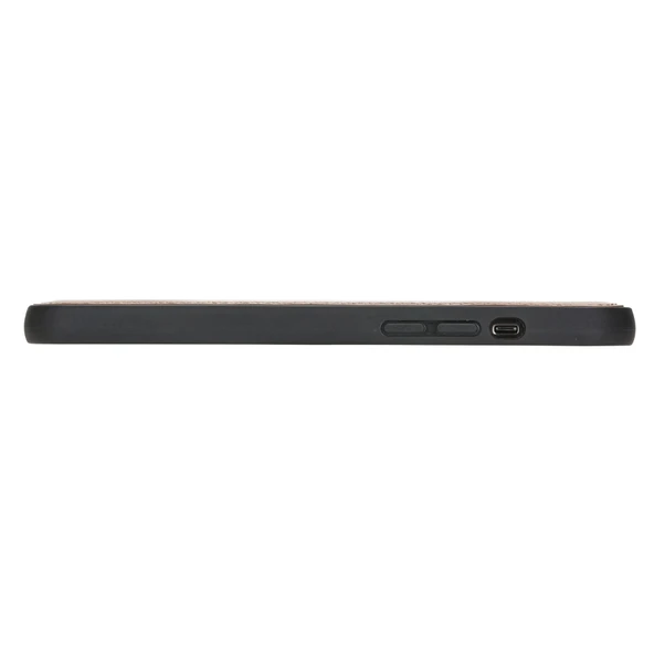 Apple iPhone 12 Pro Max Uyumlu Deri Arka Kapak RST2EF Taba - Resim 4