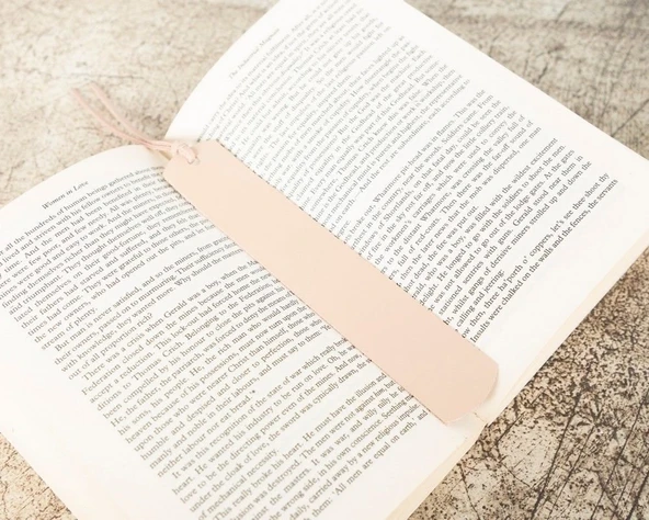 Deri Kitap Ayracı, Pudra ürün görseli 1