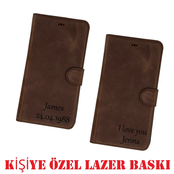 Pier Deri Erkek Cüzdan TN18EF Gri - Resim 5