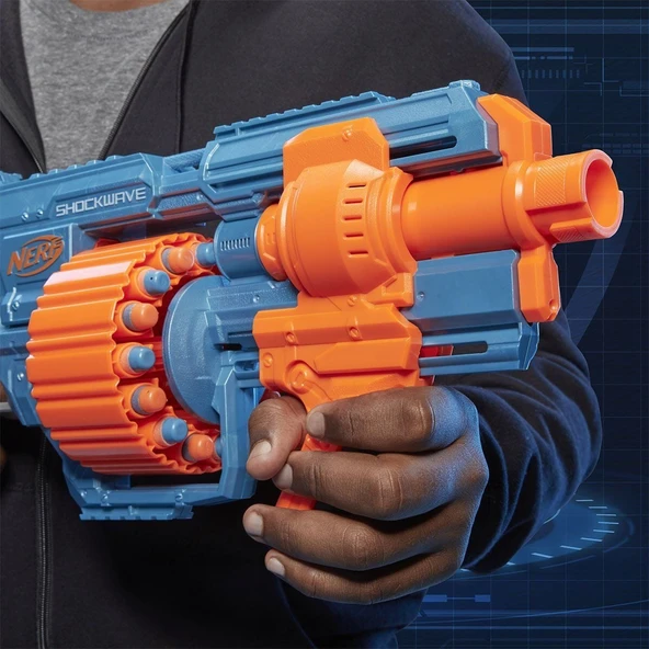 E9527 Nerf Elite 2.0 Shockwave RD-15 +8 yaş - Resim 4