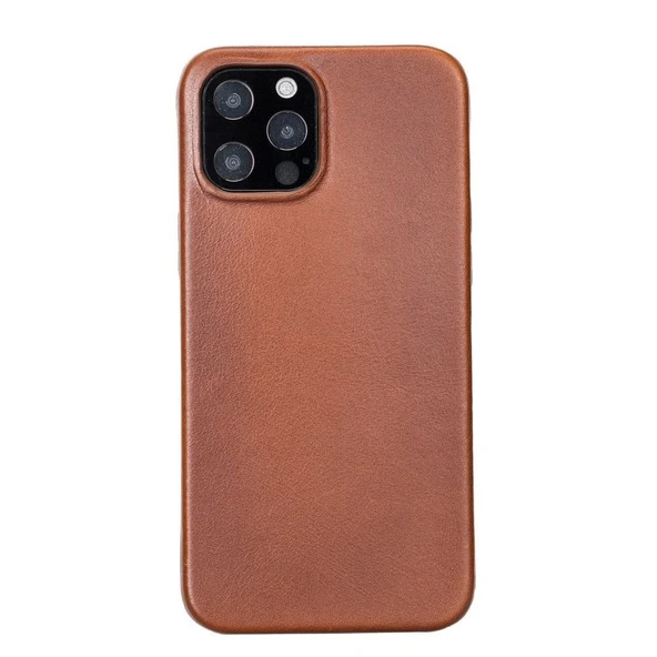 Apple iPhone 12 Pro Max Uyumlu Deri Arka Kapak ROCK RST2EF Taba ürün görseli 1