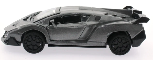 Çek Bırak Gri  Metal Spor Araba Sl6607B ürün görseli 1