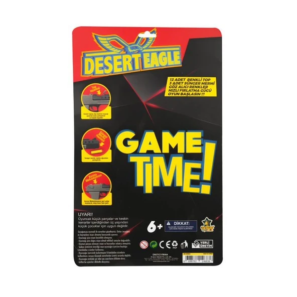 ER-132 Dart ve Top Atan Desert Eagle Tabanca - Resim 4