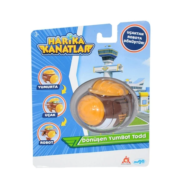 20562 Harika Kanatlar Dönüşen Yumbot Todd ürün görseli 1