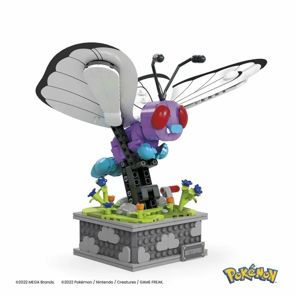 HKT22 MEGA Pokemon - Kinetik Butterfree - Resim 3