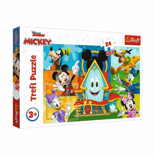 PUZZLE-14351 Maxi Mickey Mouse 24 Parça Çocuk Puzzle ürün görseli 1