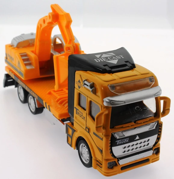 Die Cast Çek Bırak Sarı Kepçe ürün görseli 1