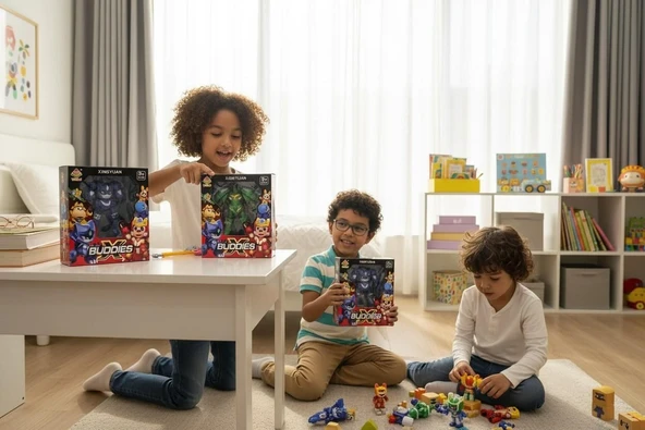 XYW137-2 SEVİMLİ DÖNÜŞEBİLEN ULTRAN BUDDIES -BRL - Resim 2