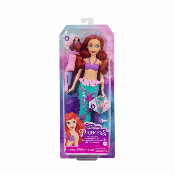HLW00 Disney Prenses Muhteşem Renk Değiştiren Saçlı Deniz Kızı Ariel ürün görseli 1