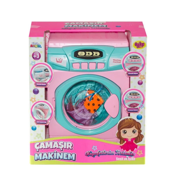 02608 Sesli ve Işıklı Çamaşır Makinesi -Oydaş ürün görseli 1
