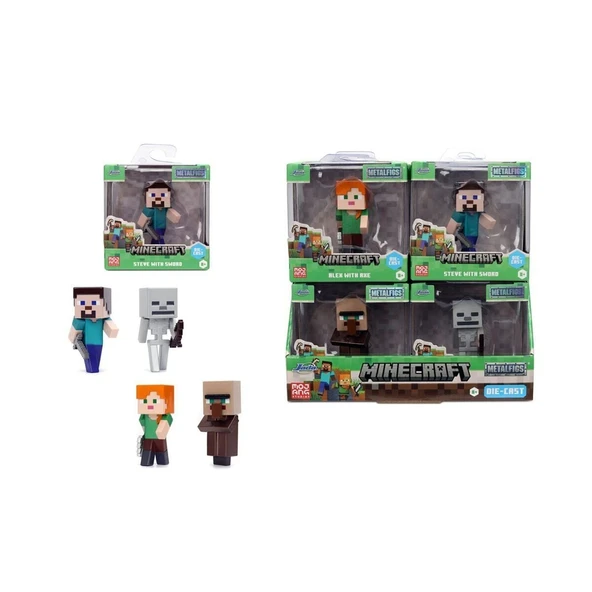 9385138300W04 Minecraft Figures 2 5 Wave 4die-cast pop-culture collectible(Belirtilen fiyat, tekli satış için adet fiyatıdır.) ürün görseli 1