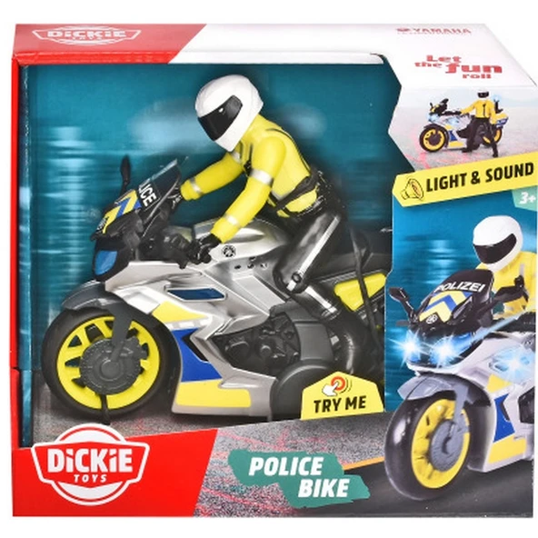 Dickie Toys Polis Bisikleti - Resim 2