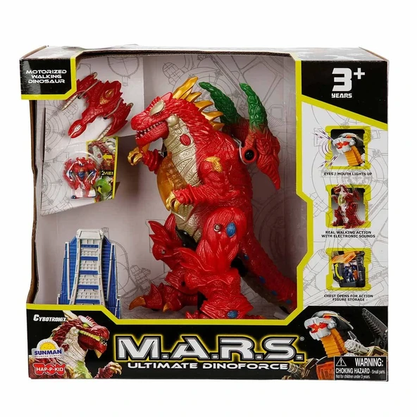 MARS Sesli ve Işıklı Uzaylı Dinozor - Resim 3