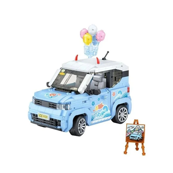 LZ-1131 LOZ BALON ARABASI MAVİ 875 PARÇA BLOCK OYUNCAK ürün görseli 1
