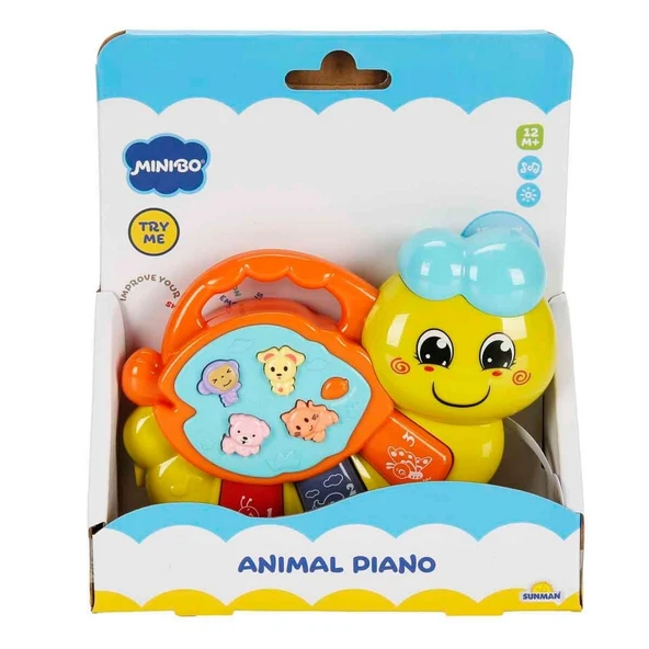 Minibo Sesli ve Işıklı Piyanolu Tırtıl S02005214 ürün görseli 1