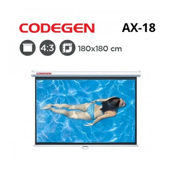 Codegen Projeksiyon Perdesi Storlu AX-18 - Resim 2