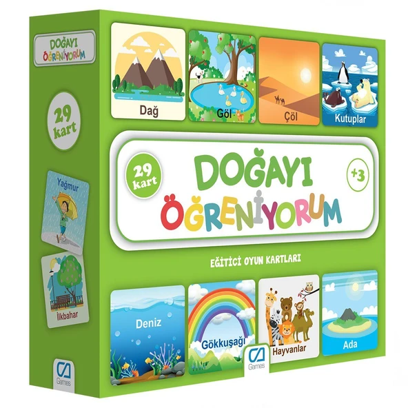 Doğayı Öğreniyorum Eğitici Oyun Kartları ürün görseli 1
