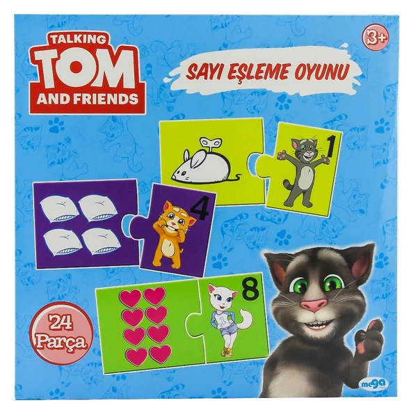 Konuşan Kedi Tom Sayı Eşleme Oyunu ürün görseli 1