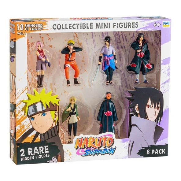 Naruto 8'li Koleksiyon Figür Seti Model 1 - Resim 6