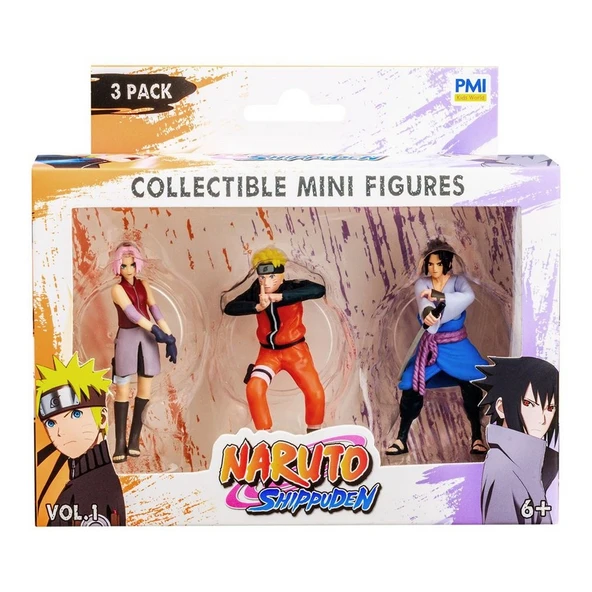 Naruto 3'lü Koleksiyon Figür Seti - Resim 6
