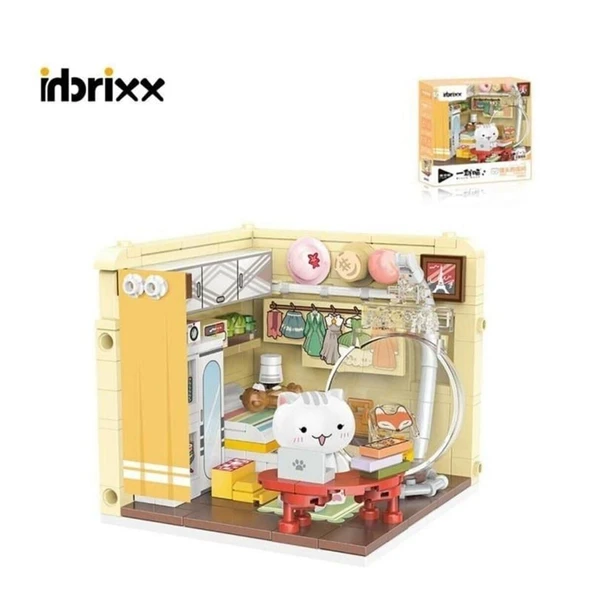 P885003 PANLOS KEDİ MUTFAK 252 PARÇA BLOCK OYUNCAK ürün görseli 1