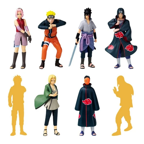 Naruto 8'li Koleksiyon Figür Seti Model 1 - Resim 3