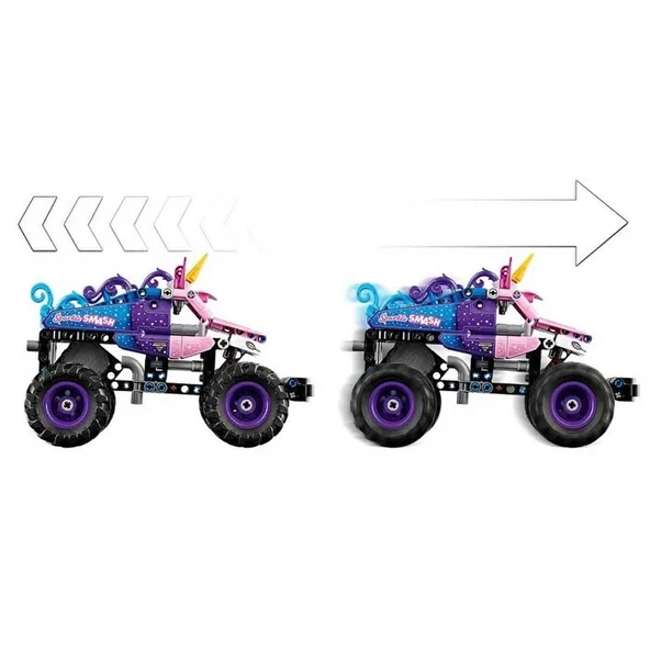 LEGO Technic Monster Jam Sparkle Smash Çek Bırak 42220 - Resim 3