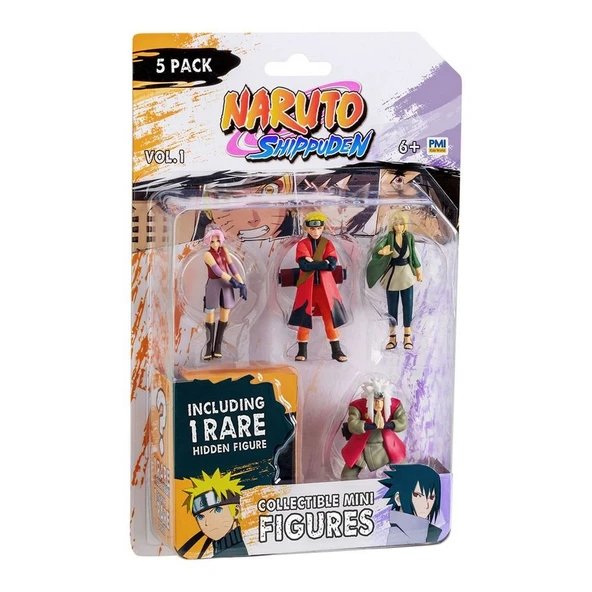 Naruto 5'li Koleksiyon Figür Seti - Resim 8