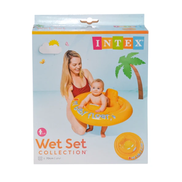 IBF56585 İntex Sarı Baby Float 70 cm 6-12 Ay ürün görseli 1