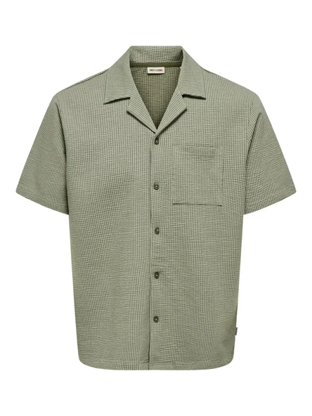 ONSKIAN LIFE SEERSUCKER STRP SS SHIRT VD  Erkek Gömlek 22036543 ürün görseli 1