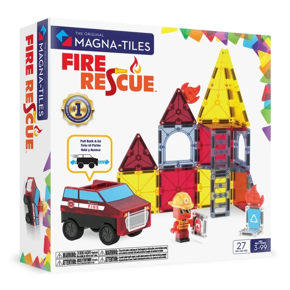 Magna Tiles İtfaiye ve Kurtarma 27 Parça ürün görseli 1