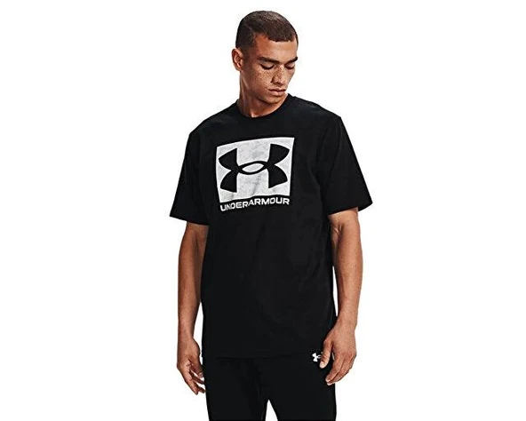 UA ABC CAMO BOXED LOGO SS  Erkek T-Shirt 1361673-001 ürün görseli 1