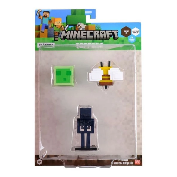 Minecraft 3D Toppeez 3'lü Figür Seti Seri 2 - Resim 6