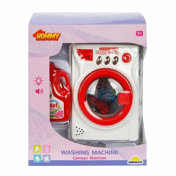 Hommy Sesli ve Işıklı Çamaşır Makinesi S00002734 ürün görseli 1